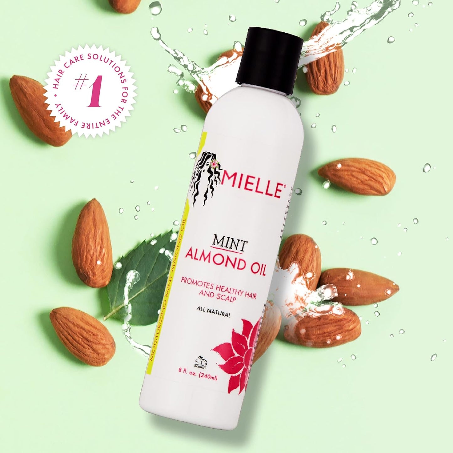 Mint Almond Oil for Healthy Hair and Scalp