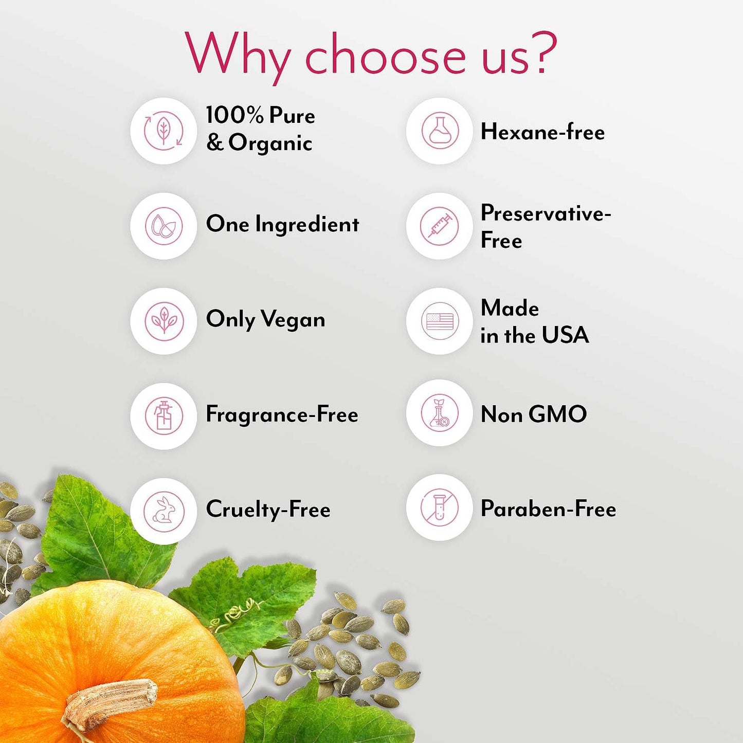 Natural Pumpkin Seed Oil for Hair Growth