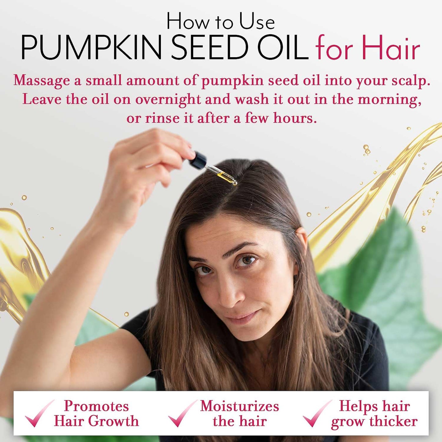 Natural Pumpkin Seed Oil for Hair Growth