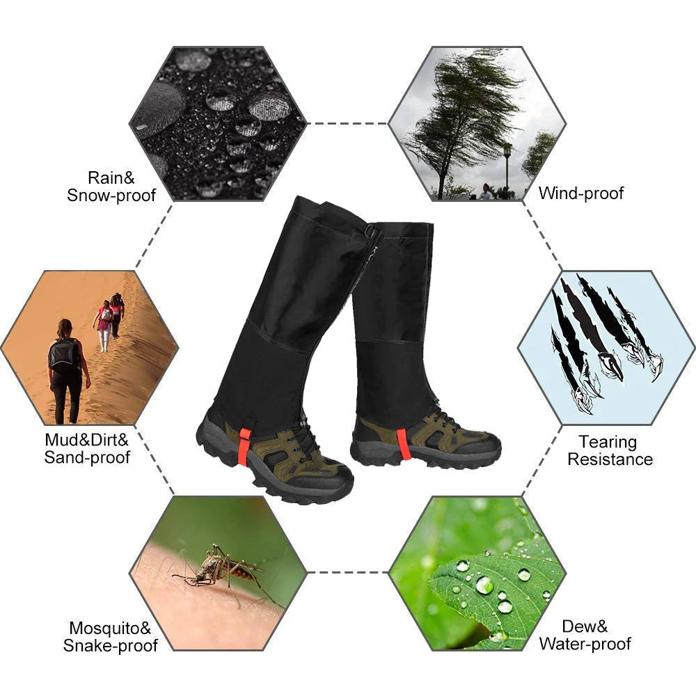 All-Terrain Waterproof Gaiters – Hike, Hunt, Climb in Comfort