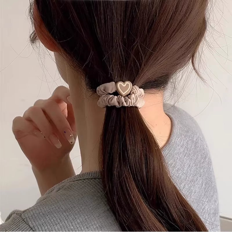 10PCS Leather Ponytail Bands – Stylish, Strong & Secure