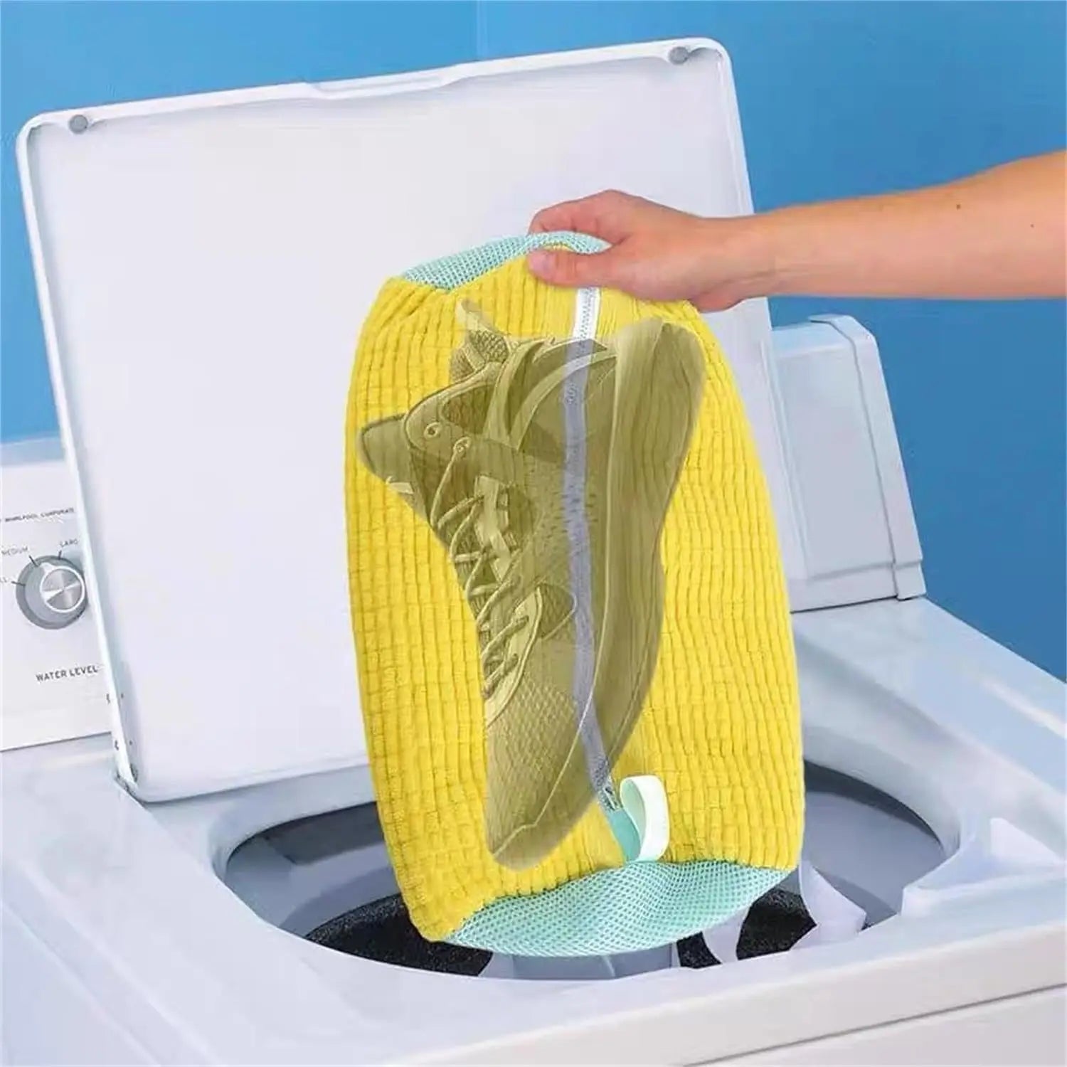 Fluffy Shoe Wash Bags – Protect, Wash & Dry Shoes with Ease