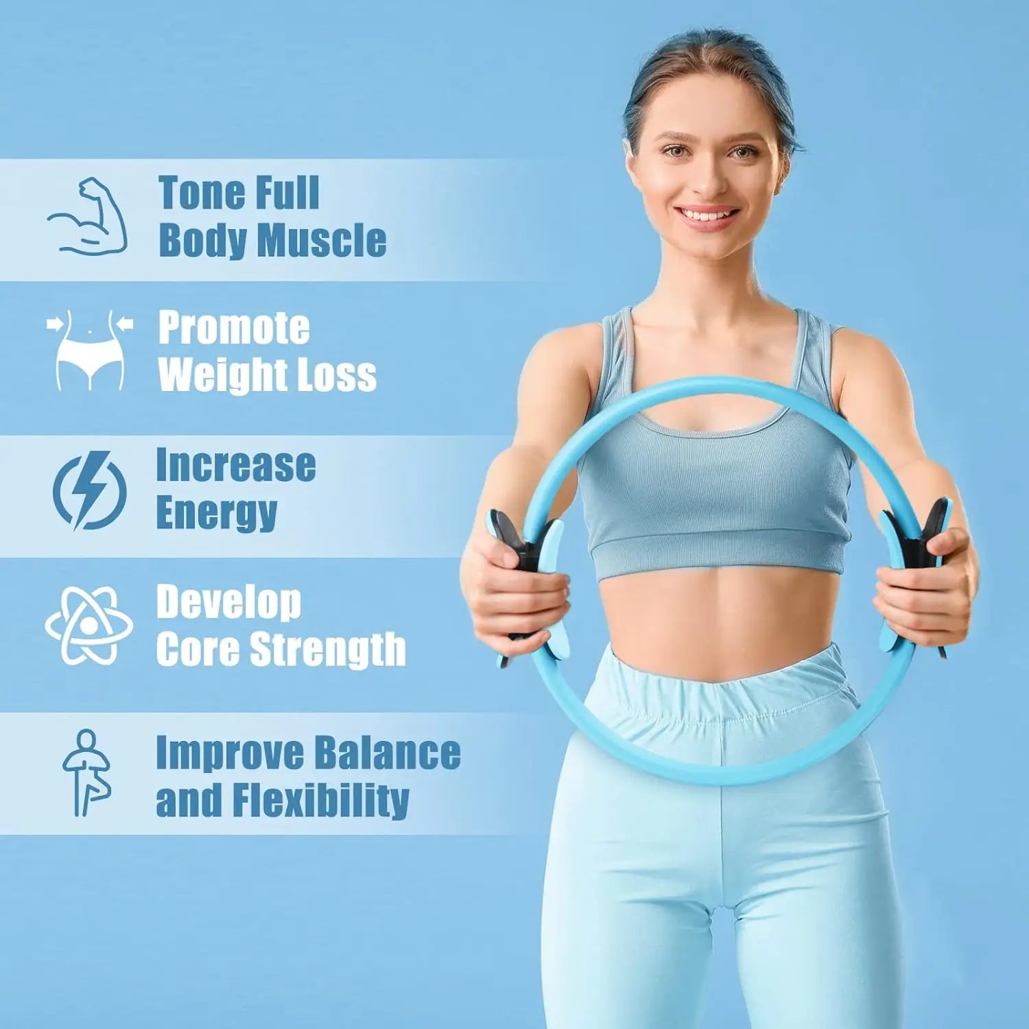 YogaFit Ring– Tone, Stretch & Strengthen