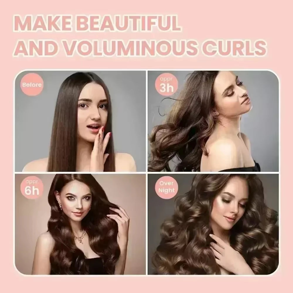 Heatless Curling Rod – Effortless, No-Heat Curls Overnight