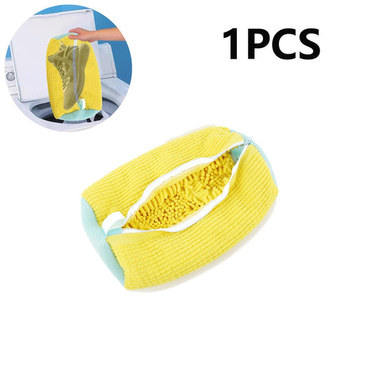 Fluffy Shoe Wash Bags – Protect, Wash & Dry Shoes with Ease