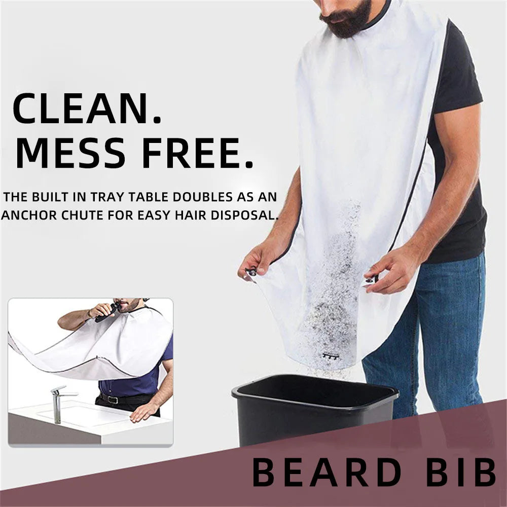 Beard Catcher Shaving Apron – No Mess, No Stress! Perfect Gift for Men