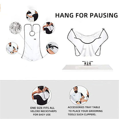 Beard Catcher Shaving Apron – No Mess, No Stress! Perfect Gift for Men