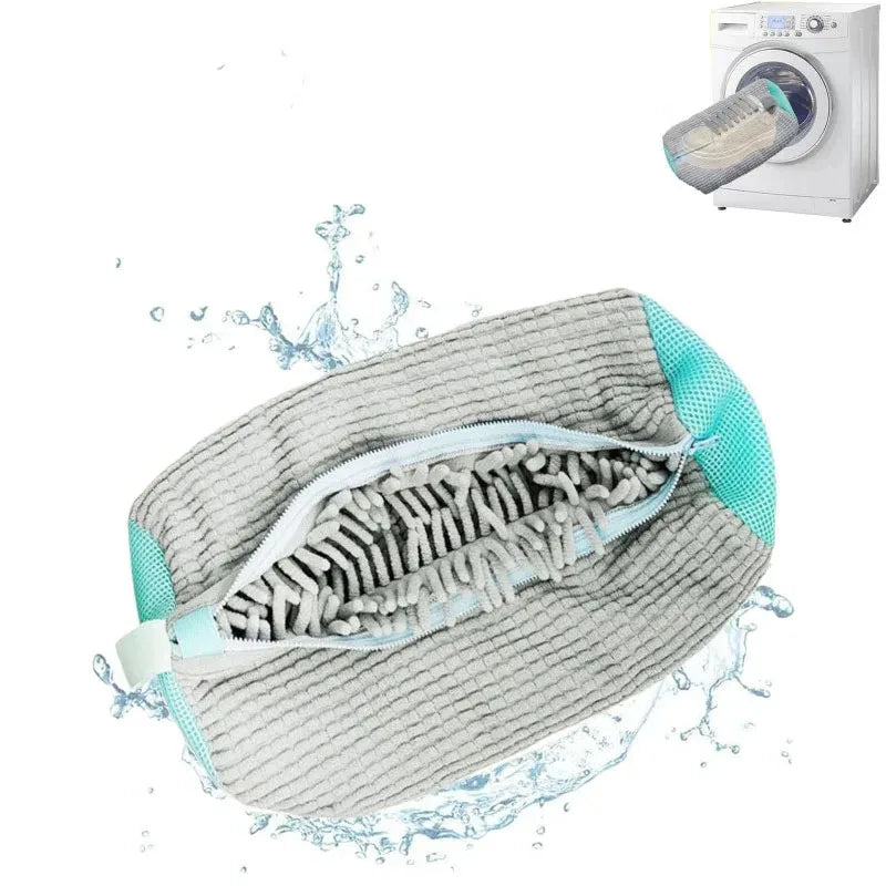 Fluffy Shoe Wash Bags – Protect, Wash & Dry Shoes with Ease