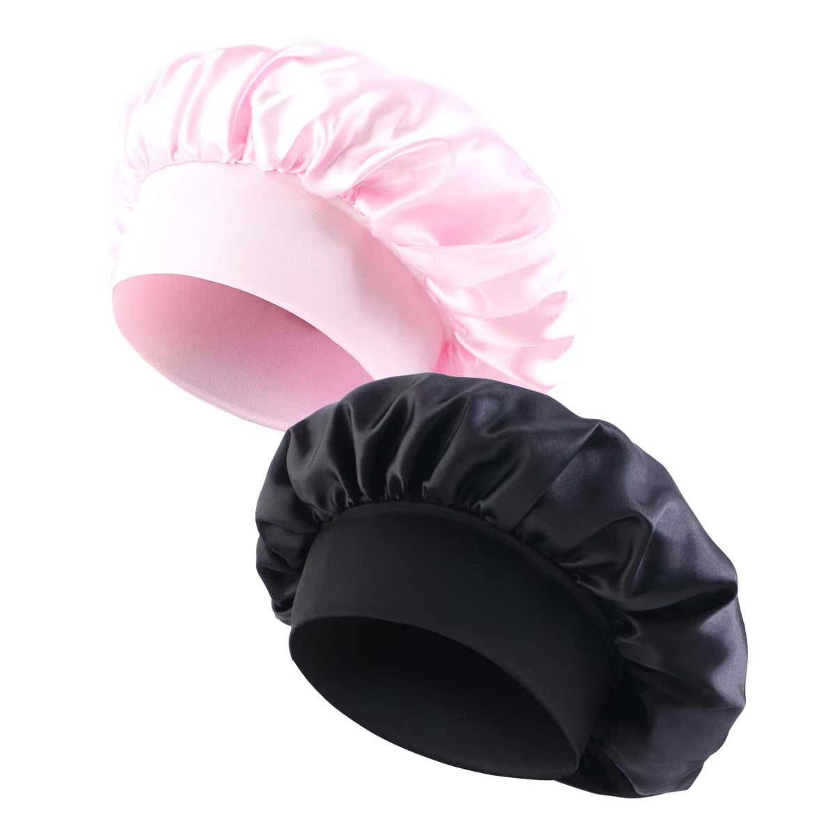 Elegant Satin Sleep Bonnet – Wide Brim & Ultimate Comfort