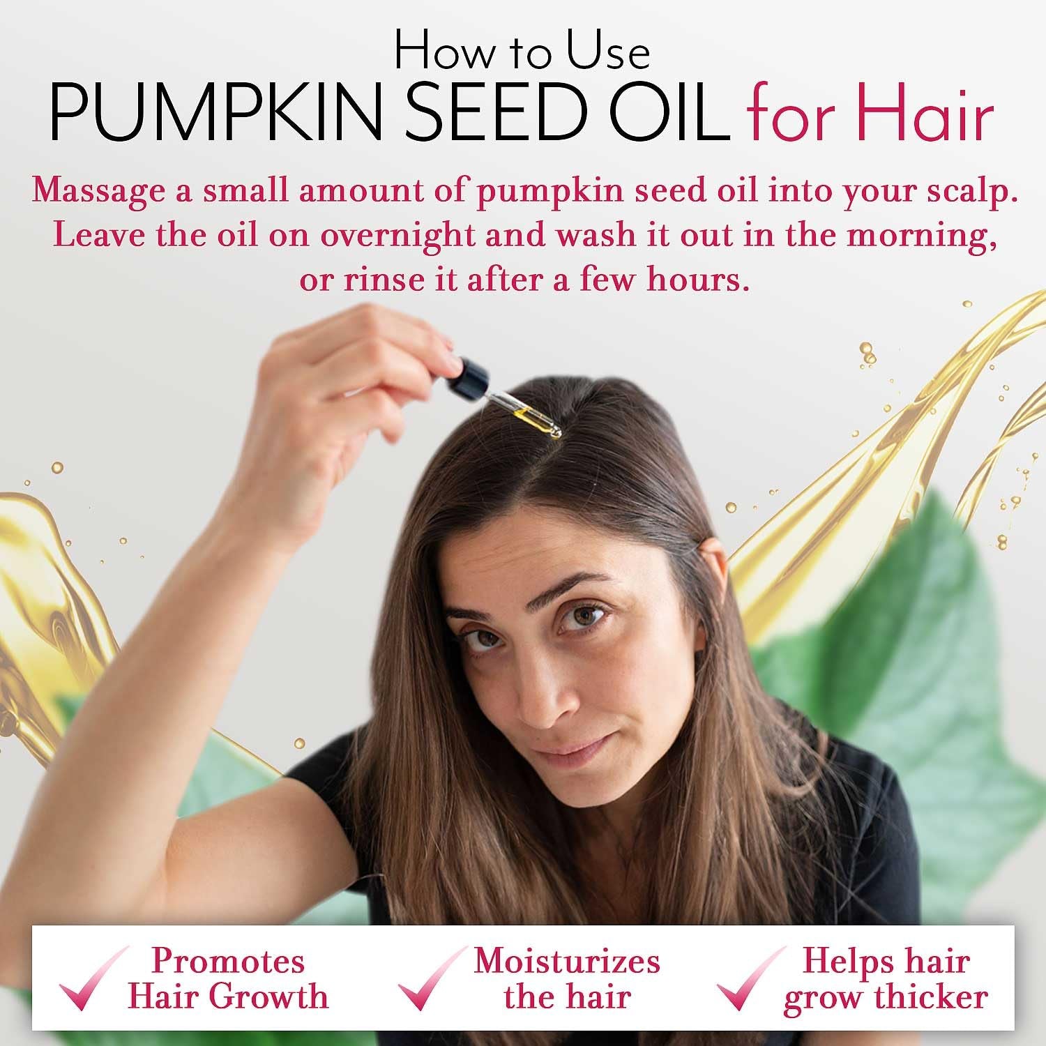Natural Pumpkin Seed Oil for Hair Growth