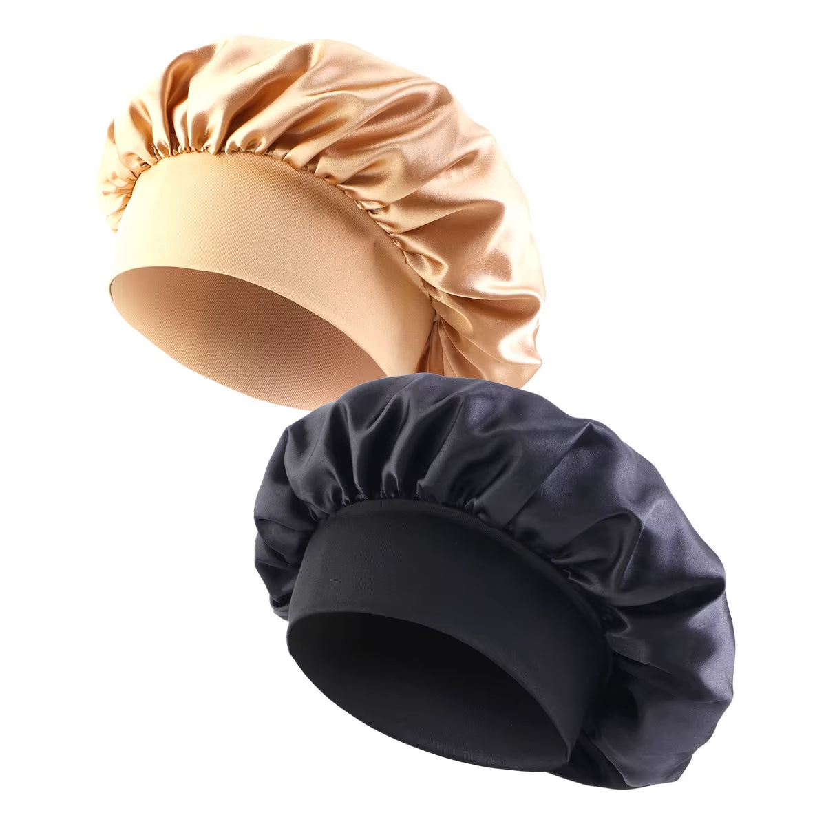 Elegant Satin Sleep Bonnet – Wide Brim & Ultimate Comfort