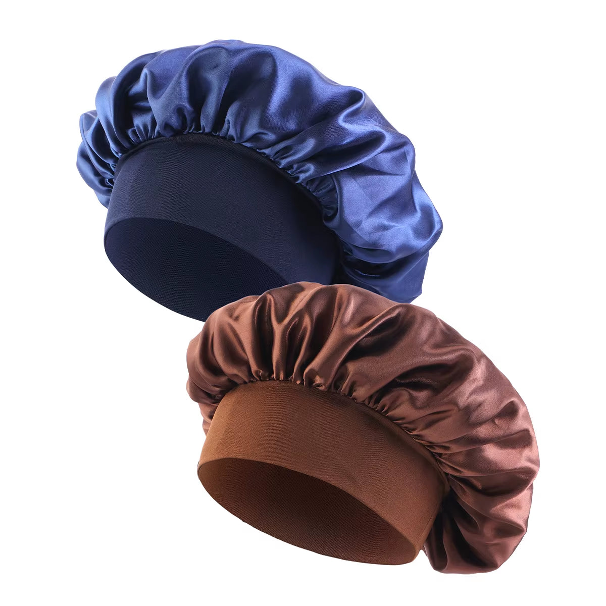 Elegant Satin Sleep Bonnet – Wide Brim & Ultimate Comfort