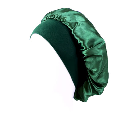 Elegant Satin Sleep Bonnet – Wide Brim & Ultimate Comfort