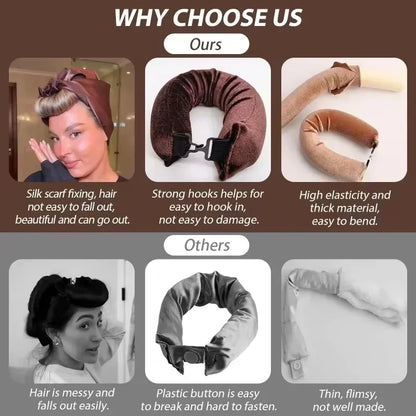 Heatless Curling Rod – Effortless, No-Heat Curls Overnight
